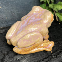 Load image into Gallery viewer, Friendly Frog in Matte Turquoise or Pink Sand