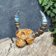 Load image into Gallery viewer, Hellmelter Skull in Buried Brown