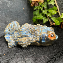 Load image into Gallery viewer, Koi Fish Friends in Orange and Opalescent Blue