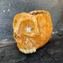 Load image into Gallery viewer, SkullSplitter Micro Mug in Green, Brown or Periwinkle