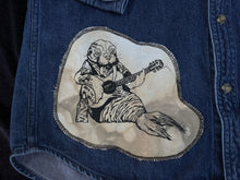 Load image into Gallery viewer, Patched Denim Button Down Shirt, Medium