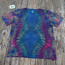 Load image into Gallery viewer, Earthen Jewel Tie Dye Crew Neck Tee Shirt, XL