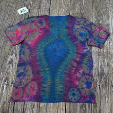 Load image into Gallery viewer, Earthen Jewel Tie Dye Crew Neck Tee Shirt, XL