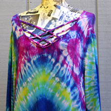 Load image into Gallery viewer, Purple Limeade Rayon Dress Size Large