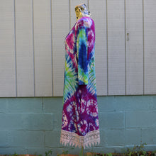 Load image into Gallery viewer, Purple Limeade Rayon Dress Size Large