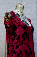 Load image into Gallery viewer, Berry Punch Rayon Dress with Shoulder Cutouts, Size Extra Large