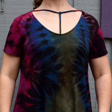 Load image into Gallery viewer, Planetary Daze Rayon/Spandex Tee Shirt Dress, Size Small