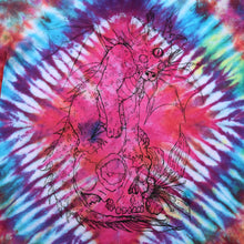 Load image into Gallery viewer, Cat Dragon Tie Dye Tee Shirt, Size Unisex Small