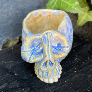 SkullSplitter Micro Mug in Green, Brown or Periwinkle