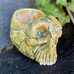 SkullSplitter Micro Mug in Green, Brown or Periwinkle