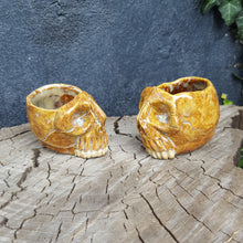 Load image into Gallery viewer, Skullsplitter Shot Glass in Fossil Brown

