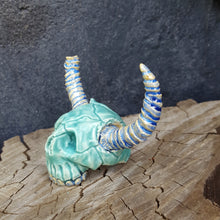 Load image into Gallery viewer, MinceMeister Skull in Entombed Turquoise
