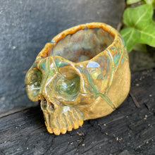 Load image into Gallery viewer, SkullSplitter Micro Mug in Green, Brown or Periwinkle
