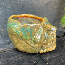 Load image into Gallery viewer, SkullSplitter Micro Mug in Green, Brown or Periwinkle
