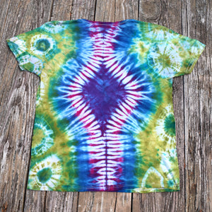 Spring Mix Tie Dye Crew Neck T-Shirt Collection in Small, Medium or Large