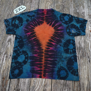 Soundside Sunset  Tie Dye Crew Neck T-Shirt Collection in Large, XL or 2XL