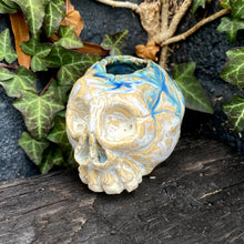 Load image into Gallery viewer, SkullSplitter Open-Topped Decorative Skulls in Nordic Glacier or Copper Patina
