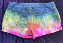 Load image into Gallery viewer, Tie Dye Short Shorts, 36” Waist
