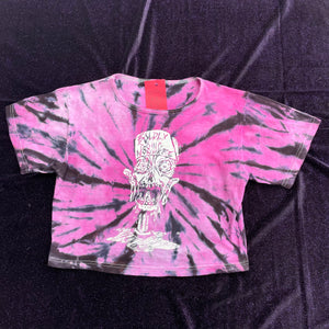 Boldly Going Nowhere Tie Dye Crop Top, Size Small