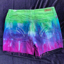 Load image into Gallery viewer, Tie Dye Cut-Offs, Waist 30”
