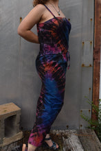 Load image into Gallery viewer, Dark Rainbow Cotton Zip-Up Jumpsuit Size 2
