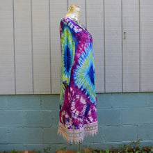 Load image into Gallery viewer, Purple Limeade Rayon Dress Size Large
