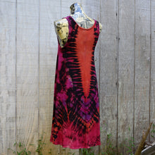 Load image into Gallery viewer, Deeply in Lava Rayon Tank Dress, Size Medium
