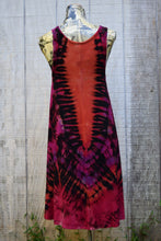 Load image into Gallery viewer, Deeply in Lava Rayon Tank Dress, Size Medium
