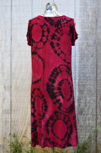 Load image into Gallery viewer, Berry Punch Rayon Dress with Shoulder Cutouts, Size Extra Large
