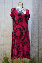 Load image into Gallery viewer, Berry Punch Rayon Dress with Shoulder Cutouts, Size Extra Large
