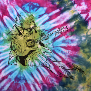 Busking Walrus Tie Dye Patch Tee, Size Unisex Medium